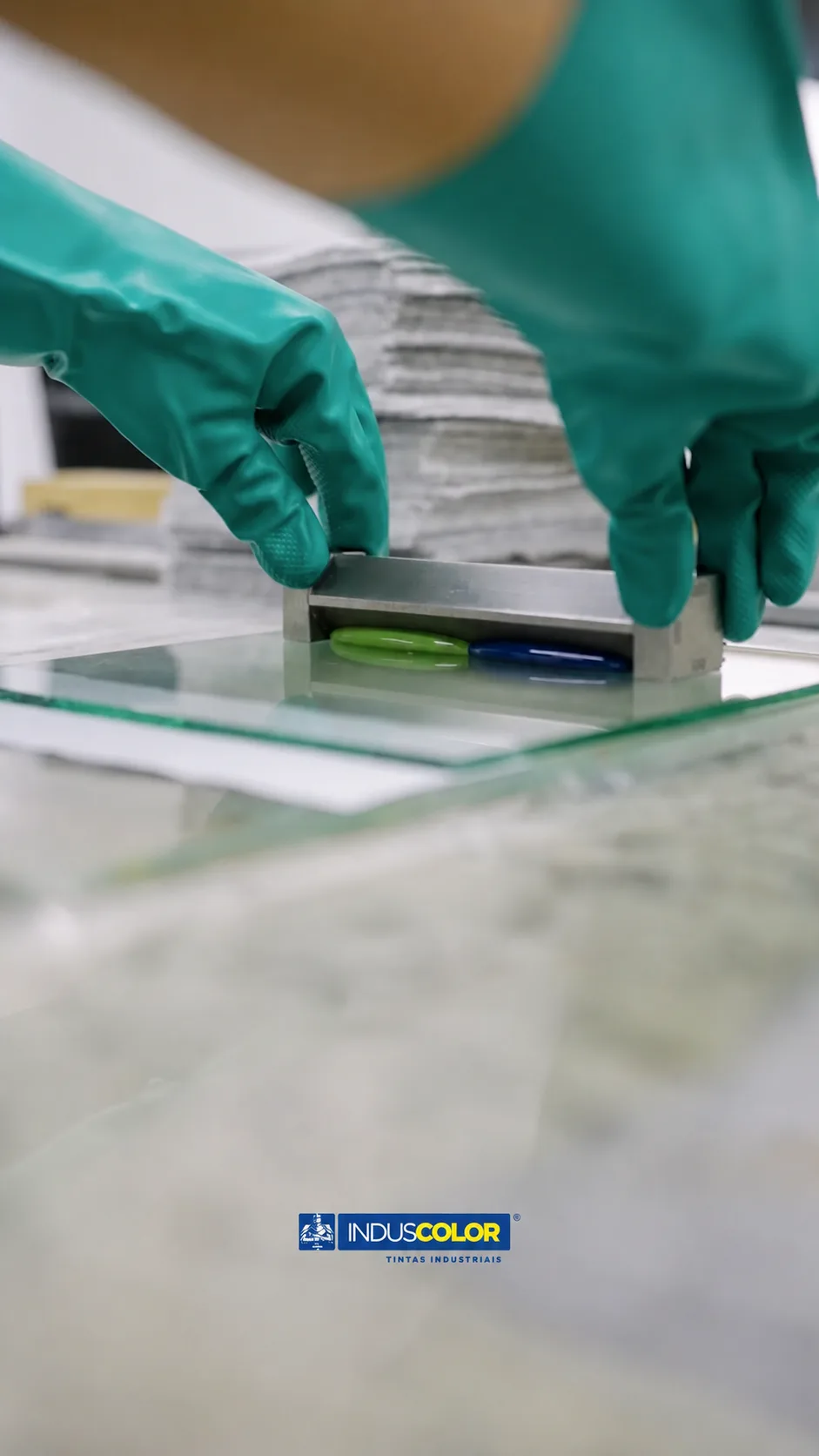 Análise de cores e controle de qualidade em laboratório